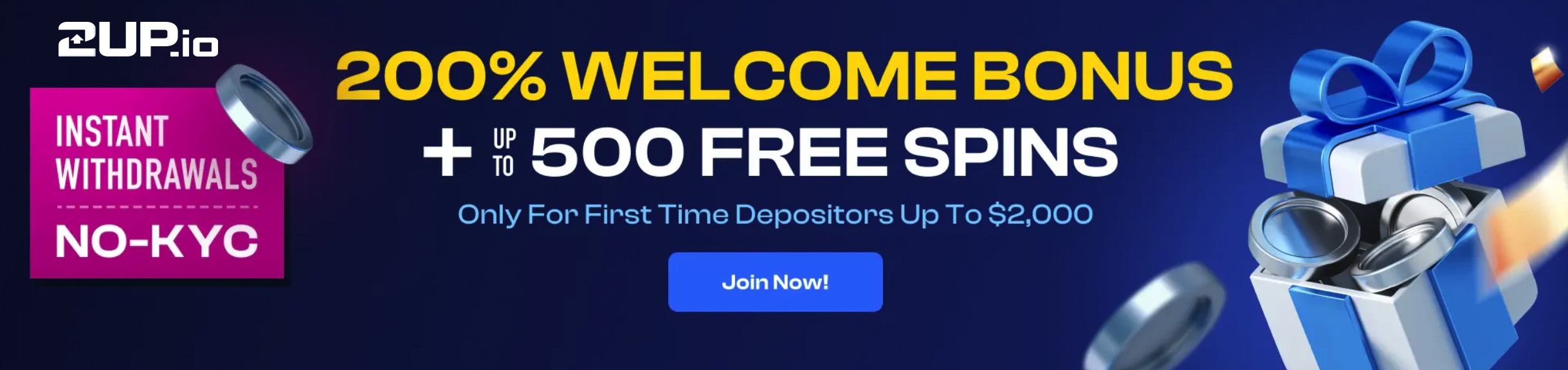 2UP bonus code