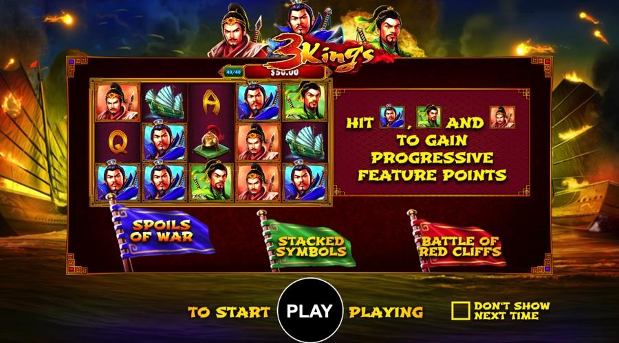 3 Kings slot features