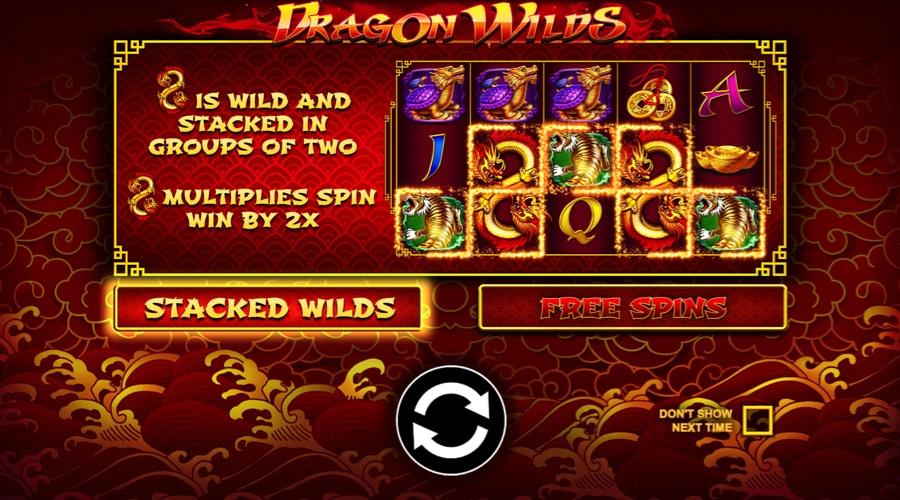 Dragon Wilds slot features