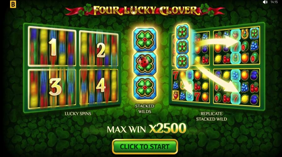 Four Lucky Clover slot features
