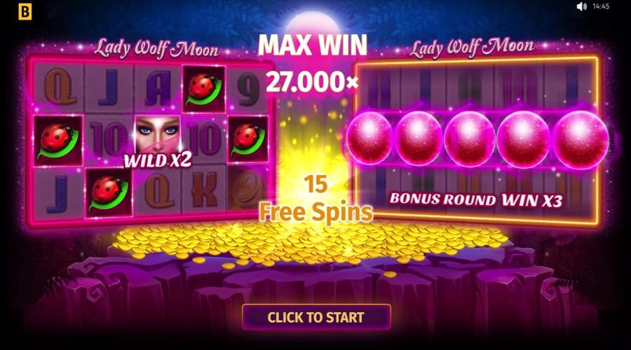 Lucky Lady Moon slot features
