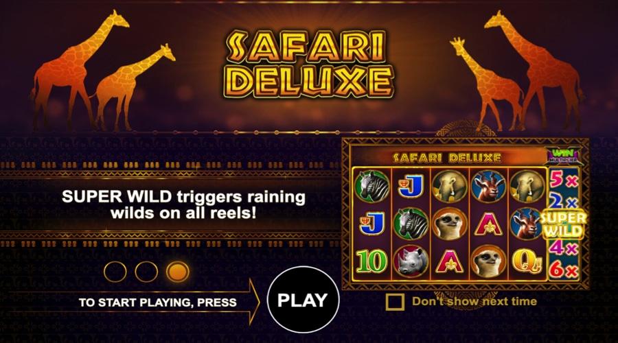 Safari Deluxe slot features