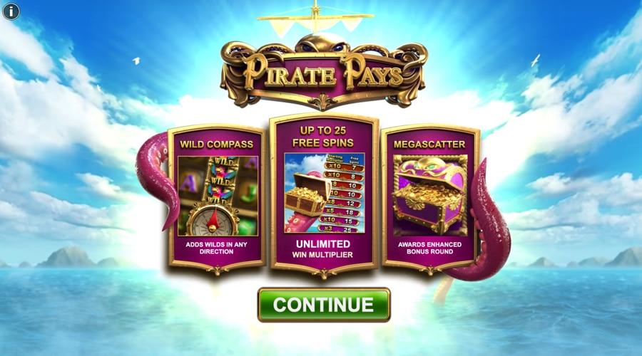 Pirate Pays Megaways features