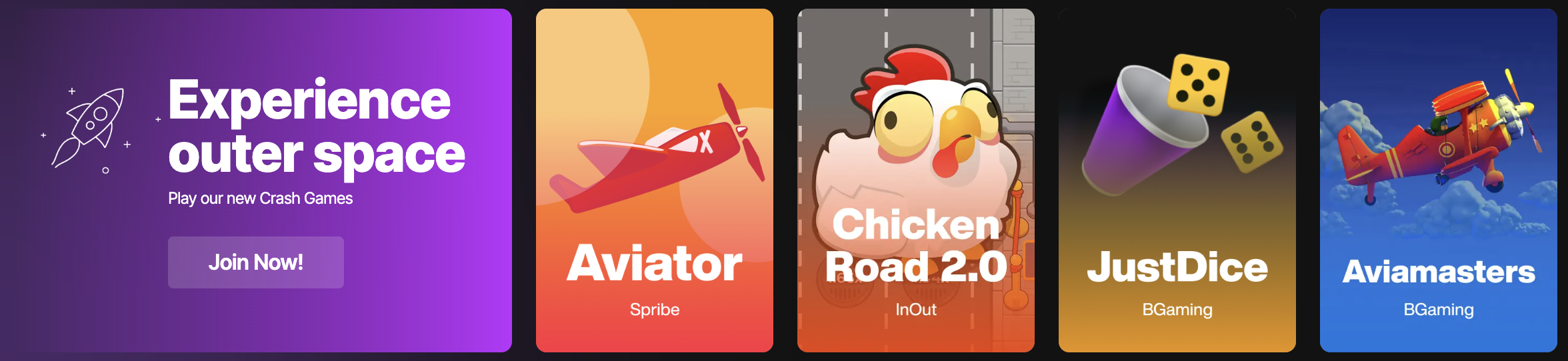 Just Casino crypto games