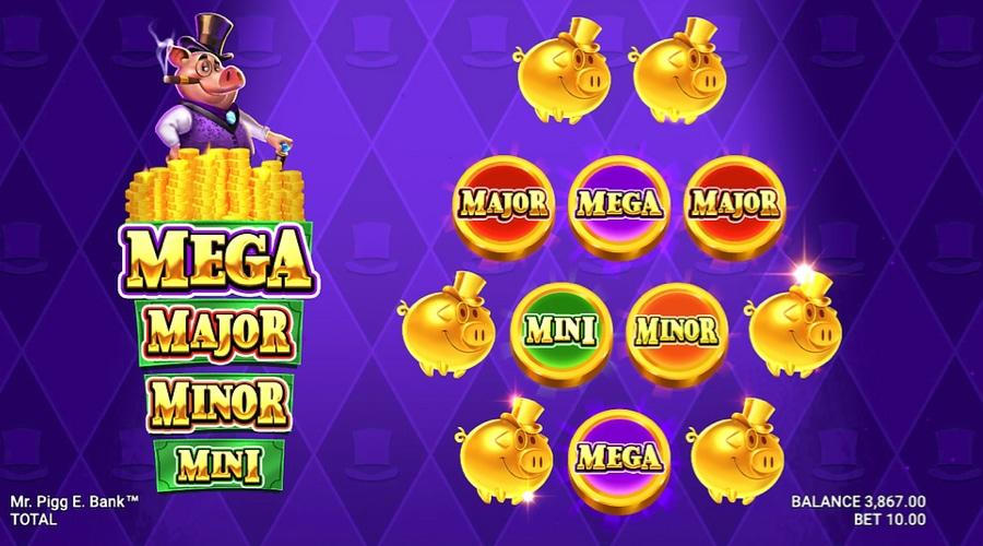 Mr. Pigg E. Bank slot machine - jackpot