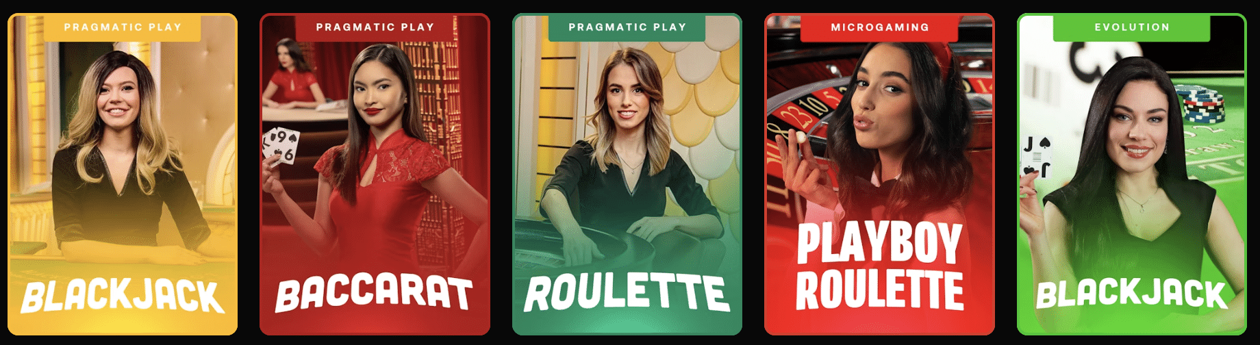 Shuffle Casino live games