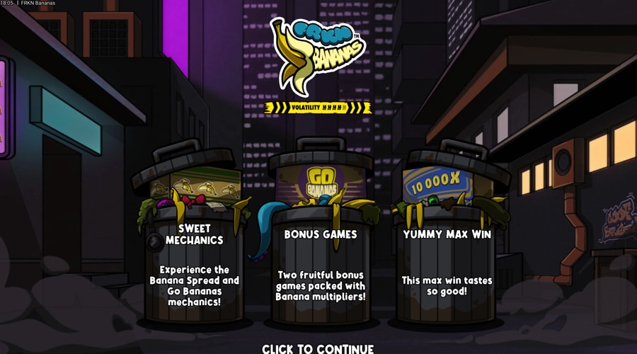 FRKN Bananas features