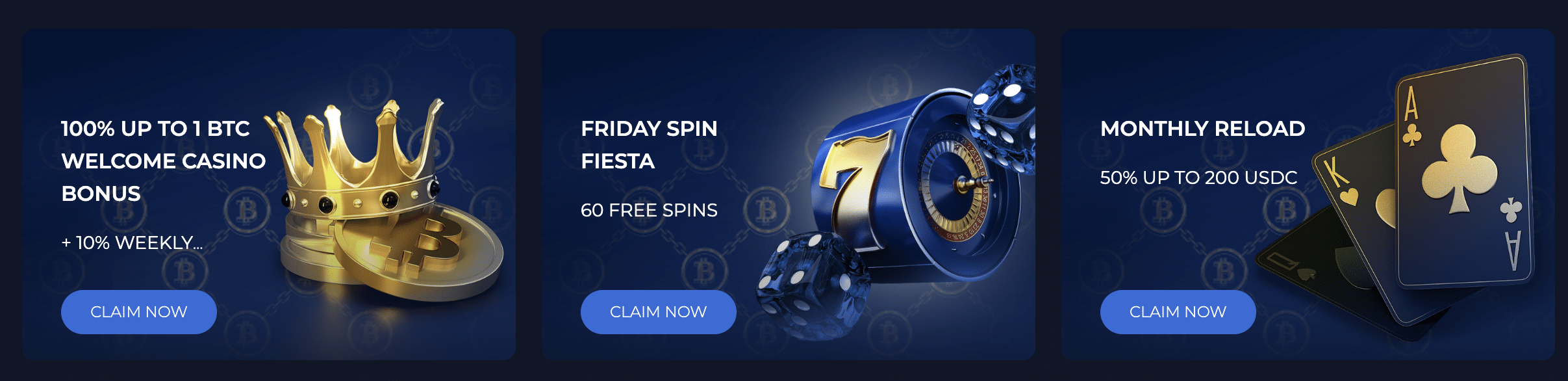 Crypto Royal promos