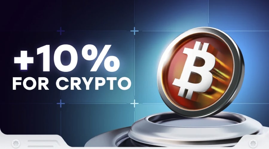 10% Crypto Bonus