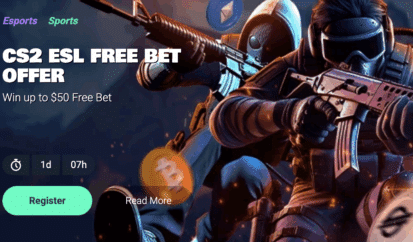 CS2 ESL $50 Free Bet