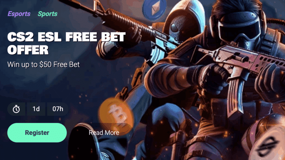 CS2 ESL $50 Free Bet