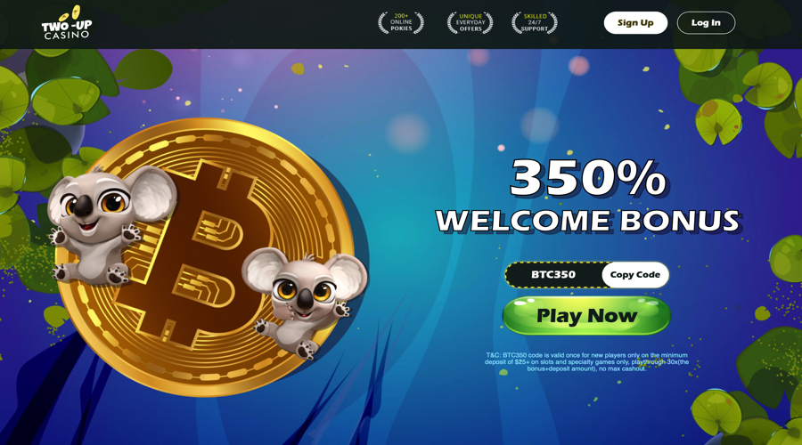 TwoUp Crypto Bonus Code