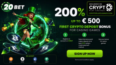 20Bet Crypto Bonus