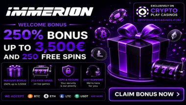 250 Spins Crypto Bonus
