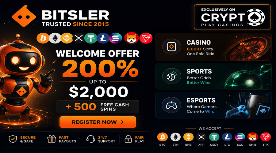 Bitsler Crypto Cash Bonus