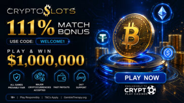 Crypto Slots $1 million bonus code