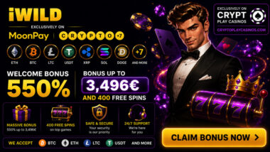iWild Casino Crypto Welcome Bonus