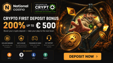National Casino Crypto Bonus