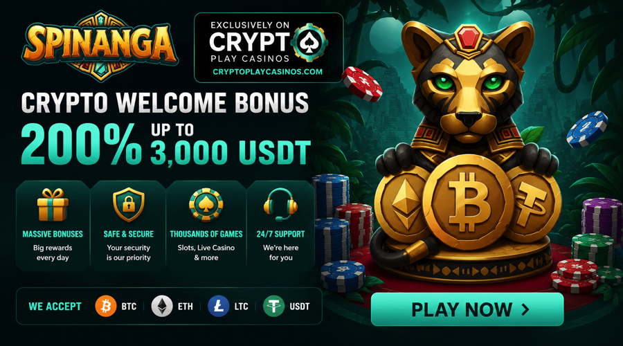 Spinanga Casino USDT Bonus Code
