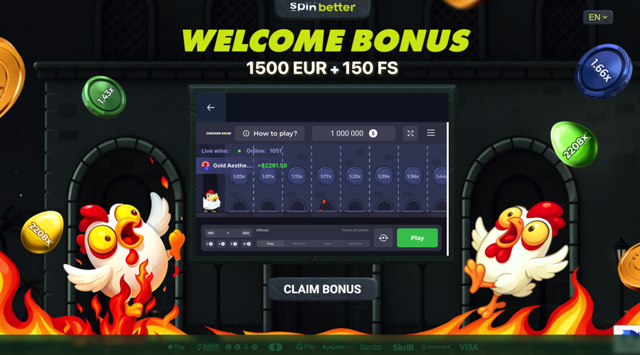 150 Free Spins in SpinBetter