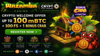 Wazamba Bitcoin Welcome Bonus