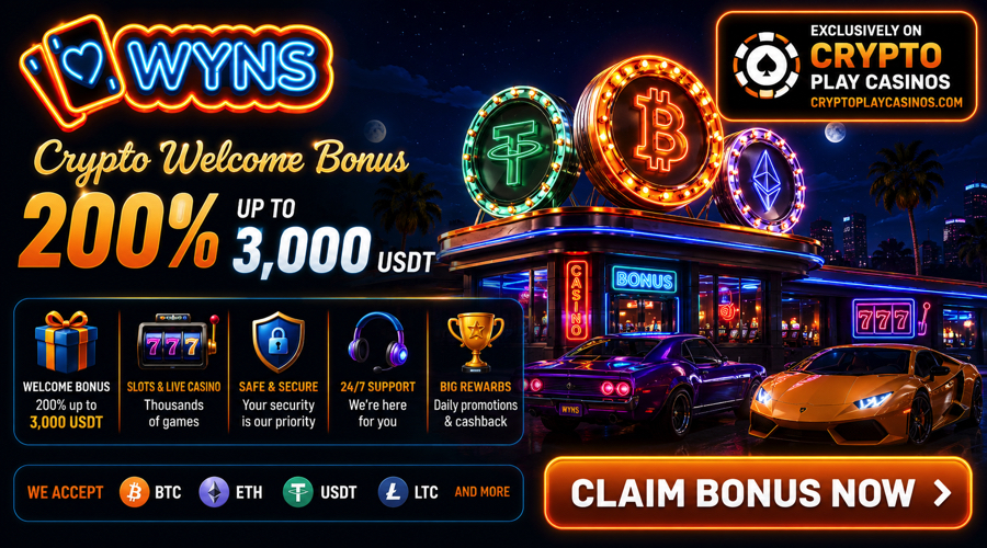 Wyns crypto bonus