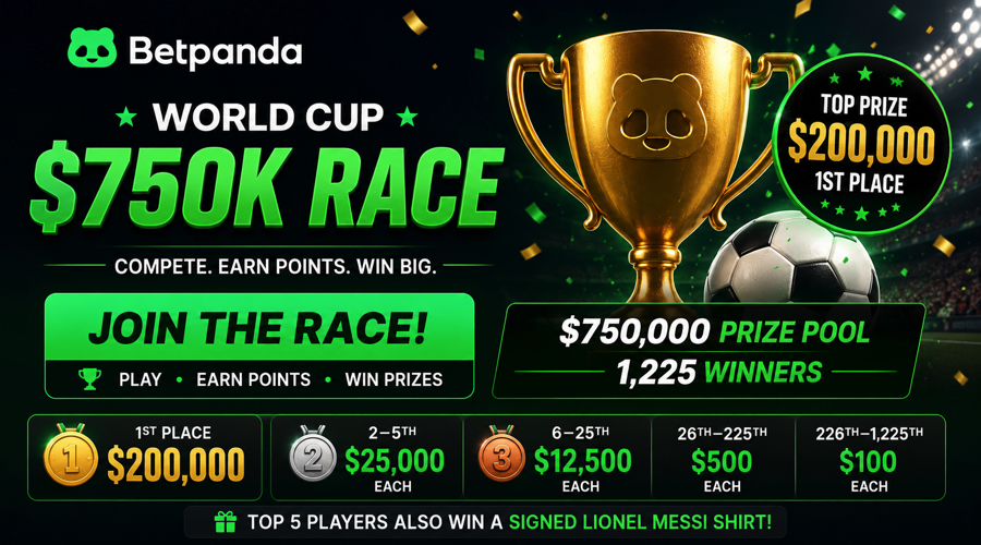 $750,000 crypto race at BetPanda