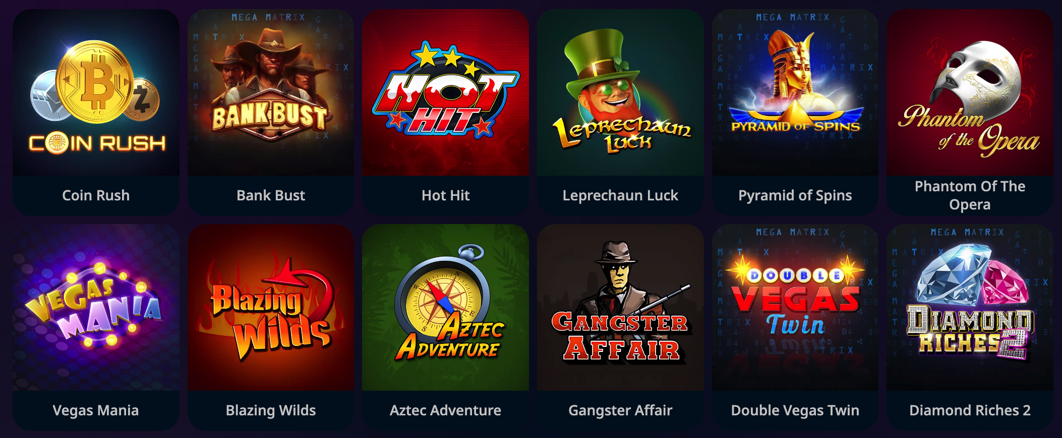 Cryptowins slots games