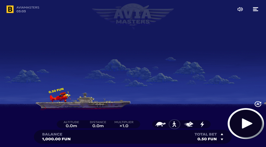 Avia Masters Crash Demo - BGaming