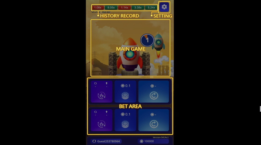 Rocket Crash game