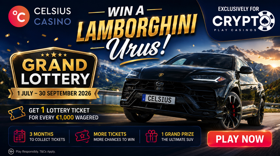 Win a Lambo at Celsius Casino